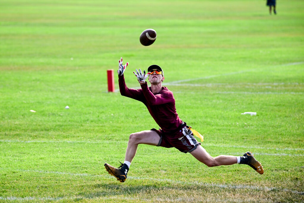 flag football catch