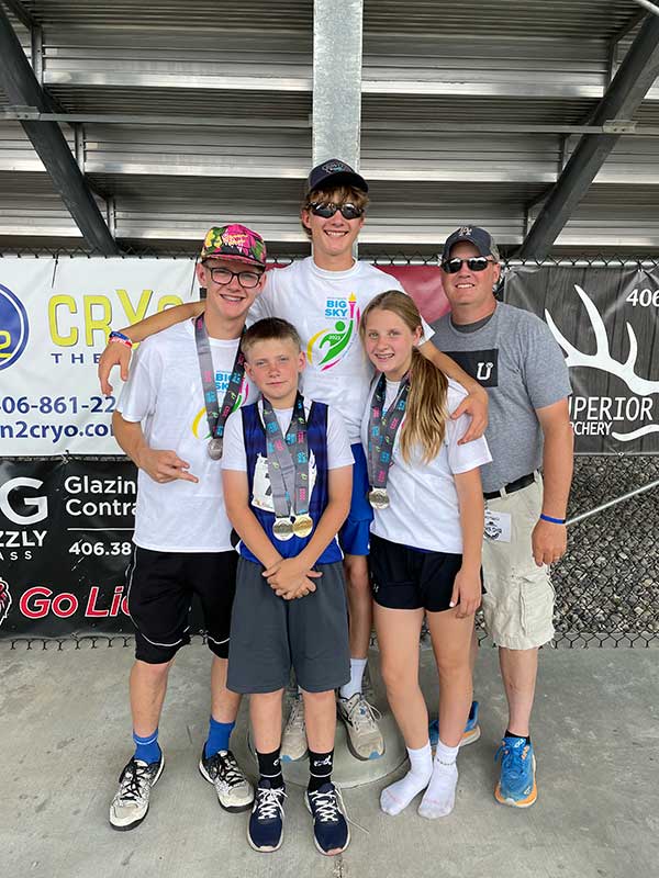 The Campbell Family, Track & Field